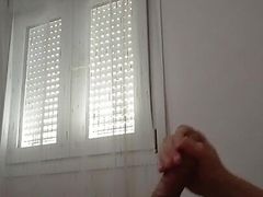 Masturbating daddy showing bare feet #12