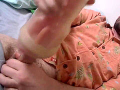 Supposedly hetero boy romping a fleshlight solo