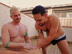 Anal play, deep penetration, double fist