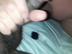 Crossdresser with Nice Titties Sucks a BBC