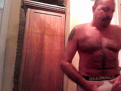 kinky fur covered dad Piss and Mansmell