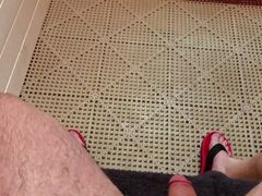 Nudist Daddy Visits The Sauna