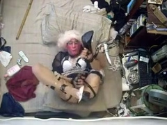 Masturbating In Darksome 6 High-Heels & Backseamed Haunch-Highs