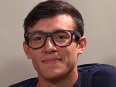 Anal slut twink barebacked by two Step daddies before cumming