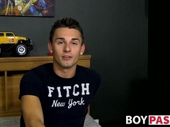 Gorgeous Jacobey London gets a little help from his buddy