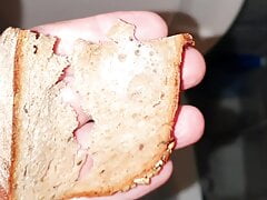 Master Ramon pisses on your slave food, eat everything!