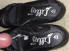 Cum on friend's mom's shoes