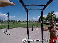 Menpoint of view - Jason Maddox & Mike Maverick POV bang