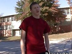 Dallas Wood doesn't turn down two monstrous black cocks