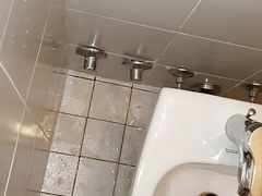 Piss in public toilet