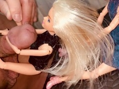 barbie doll small dick cumshot