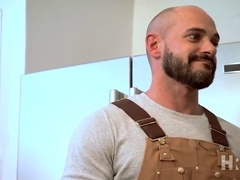 Muscle gay sex, anal, gay couple sex