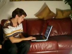 Black Amateur Cums in Gay Mouth