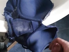 Cum on friend's bra