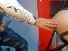 Fresh young guys in uniforms showing off their uncut goodies