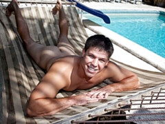POV masturbation session featuring Aaron Rivers