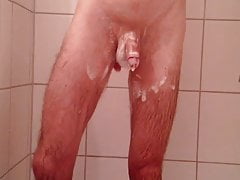 guy in shower