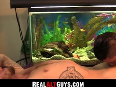 RealAltGuys.com - Inked gaymale gets his manhood fondled with a anxious Latino hatch