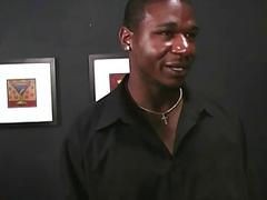 Cute short guy opens wide for black boners