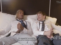Hetero Playmates Share a Sofa and Find out Mutual Attractiveness