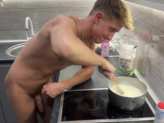 Semolina Puding , Nude Cooking