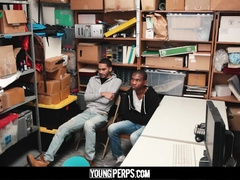 YoungPerps - Dark-Hued suspended mall cop barebacks 2 youthfull shoplifting perps