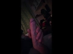 my perfect shaped big white cock wanking