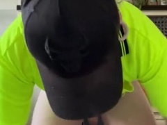 Tradie Masturbates off on the job