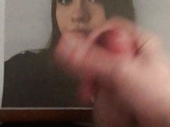Cute white twitch streamer cum tributed