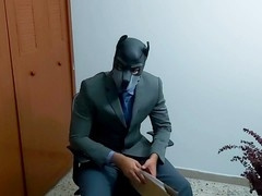 Masturbating, dirty talk, and degradation session