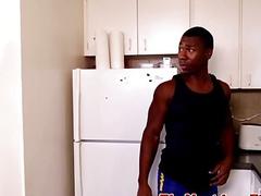 Black amateur ass fucks interracial plumber