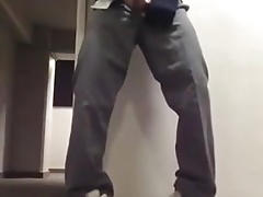 A big cum load in public