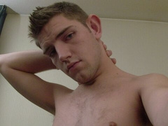 Adorable amateur named Justin shows off his body here