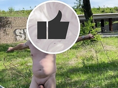 Nude outdoor