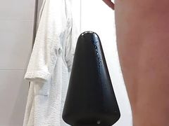 103-5 Anal insertion with the 75mm conic plug.  session 103. 20231111