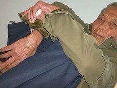 Mature man enjoys outdoor fun