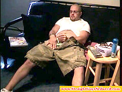 straight wolf draining off to pleasure himself