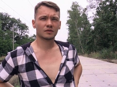 Train station tease and POV fuck with Denny and Antonin