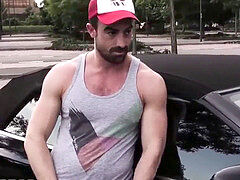 Wolf, big cock, gay movie