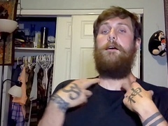 My neighbor craved my throbbing member, so I unleashed my load on his eager face