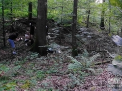 Vier Männlein stehn im Walde - German Guys at Outdoor Cruising Long Trailer ActionCam Version