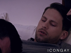 Alluring dudes with beards waste no time butt fucking hard