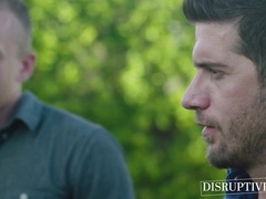 Muscular daddy Ty Roderick pounded hard in trailer by sexy bear Isaac X