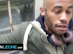 Masturbation, bulky, gay stranger