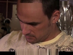 He seduces hetero barkeeper into gaysex