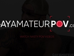 Vince Parkers thick daddy meat stretches the hairy hole of Jake Nicola