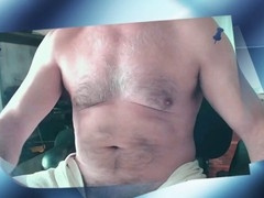 Daddy art wank scene featuring big cock