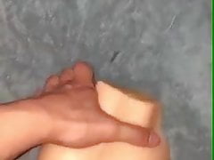 Big Dick Hmong Guy Fucks Toy and Cums