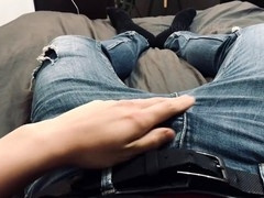 Big cock cumshot, jerked off, gay twink