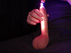Urethral Sounding With Led Light Rod